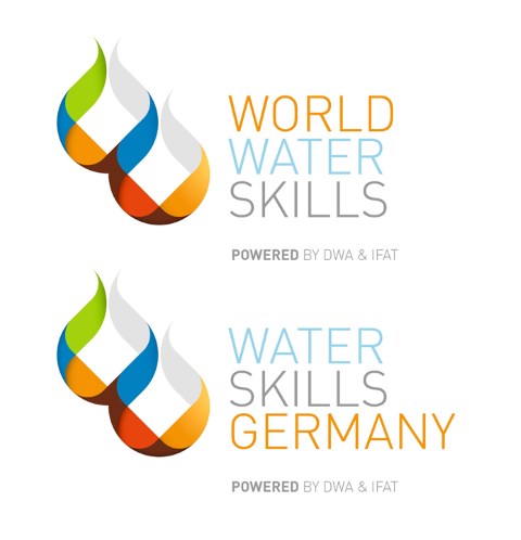 Logo Wassertropfen World Water Skills und Water Skills Germany